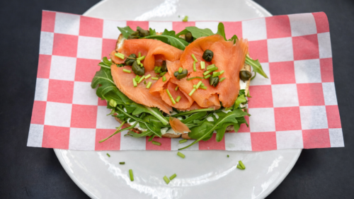 1. Smoked Salmon Toast