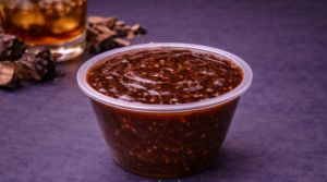 Kickin Bourbon wings sauce at 20+ Wings 