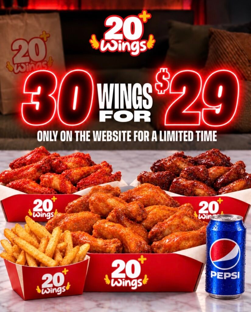 30 Wings Combo