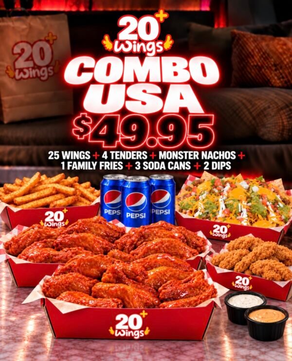 Combo USA 25 Wings